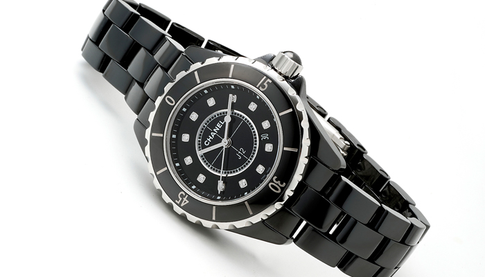 あん様専用★シャネル J12 ダイヤ 12P レディース　ブラック 腕時計(アナログ) 翌日出荷可能