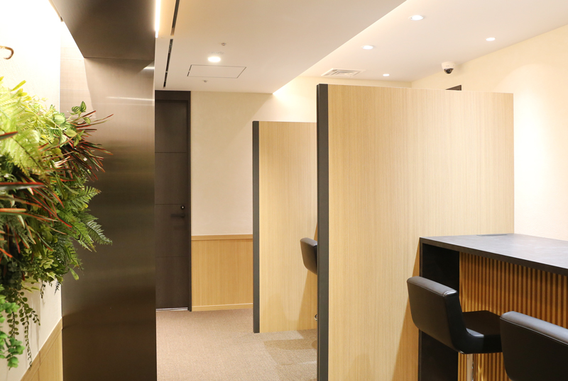 ゆったりとリラックスできる店舗づくり