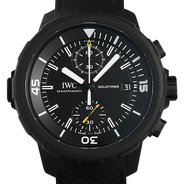 IW379502 IWC アクアタイマー クロノグラフ ガラパゴスアイランド ブラック/Black