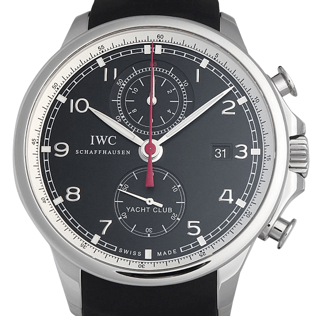 IW390210 IWC ポルトギーゼ ヨットクラブ フライバッククロノグラフ ブラック/Black